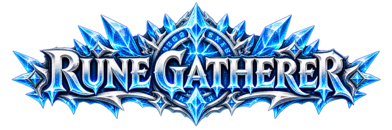 RUNE GATHERER title artwork